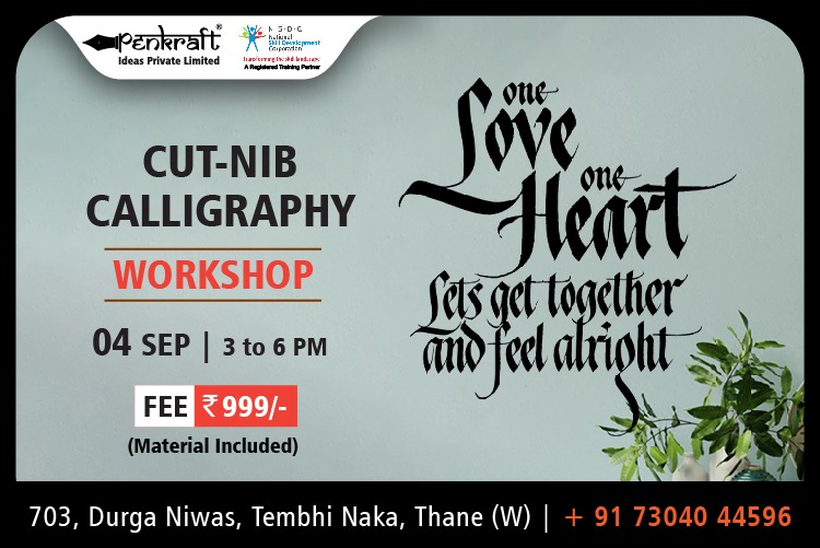 Penkraft Cut Nib Calligraphy Workshop!